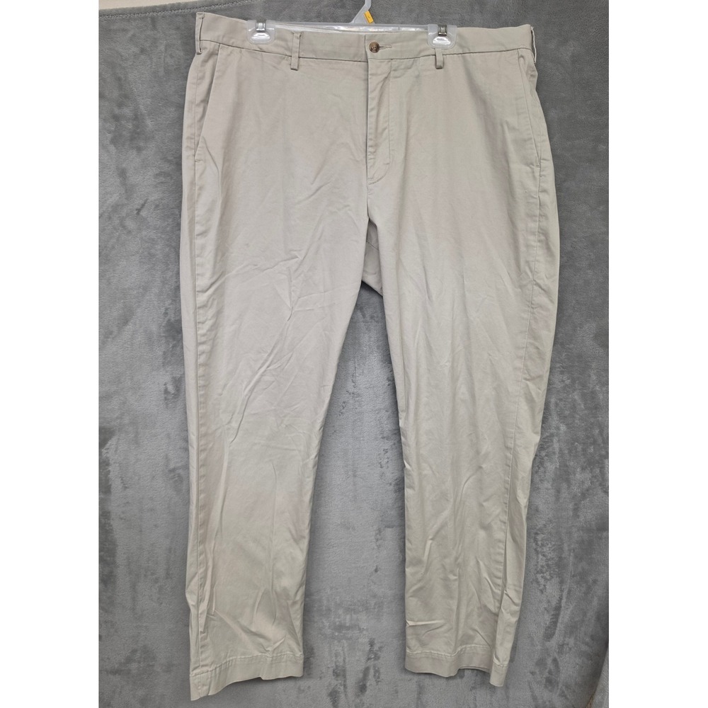 Polo Ralph Lauren Men 40x32 Stretch Straight Fit Khaki Chino Pants Tan